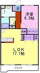 間取図画像 1LDK