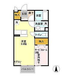 間取図画像 1LDK
