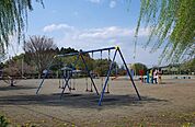 公園「釜井台団公園まで1521m」