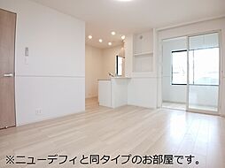 ゆいの杜5丁目アパート 201 2階1LDKのリビング/ダイニング