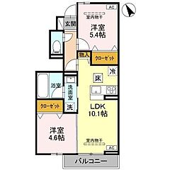 物件の間取り