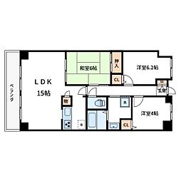 リヴィエール 3LDKの間取図画像