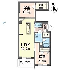 物件の間取り