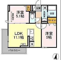 物件の間取り
