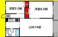物件の間取り