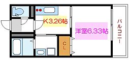 グレースステージ 1Kの間取図画像