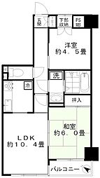 ロイヤルプラザ浅草 2LDKの間取図画像