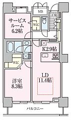 物件の間取り