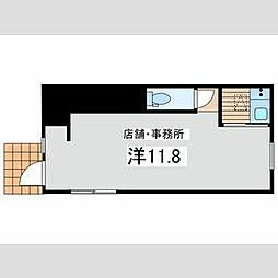 江戸川区南小岩4丁目アパート ワンルームの間取図画像