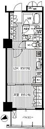 マークスタワー 1LDKの間取図画像
