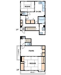 今井ビル 2階3DKの間取り
