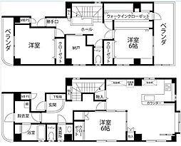 イーグルテラス 3SLDKの間取図画像
