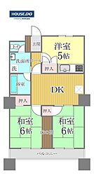 太田レジデンス 3DKの間取図画像