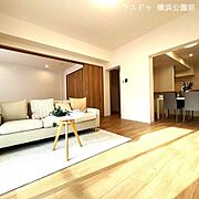 LDKは約17.5帖。南西向きで陽当たり良好です。