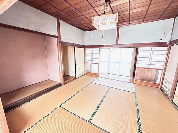 Beautiful mountainous landscape with colorful sky