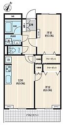 グレイス上永谷 2LDKの間取図画像