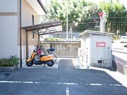 駐輪場。