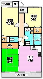 間取図画像 3LDK