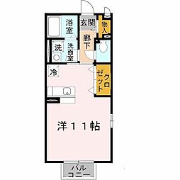 Comfort紘 ワンルームの間取図画像