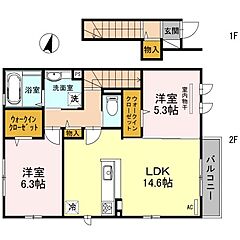 物件の間取り