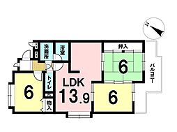間取図画像 3LDK