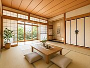 落ち着いた雰囲気の和室。客間やくつろぎの空間として幅広く活用できます。
