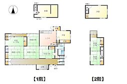 長野市安茂里　中古戸建 8LDKの間取り