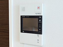 来客者を確認できるTVモニター付インターホン