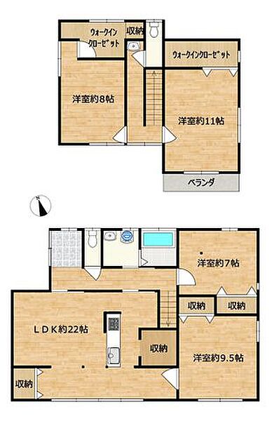 間取りを拡大表示