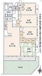 藤崎ロジュマン 4LDKの間取図画像