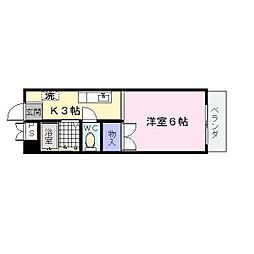 間取図画像 1K