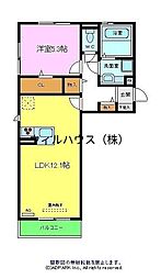 エレンシア 1LDKの間取図画像