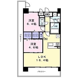 フェンテ・イースト 1SLDKの間取図画像