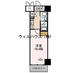 フェニックスレジデンス堺東 1Kの間取図画像
