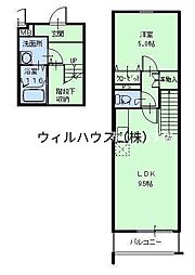 フジパレススリーハーブズ中百舌鳥町一丁 1LDKの間取図画像