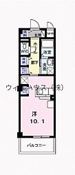 サニーキャンプ東雲2 ワンルームの間取図画像