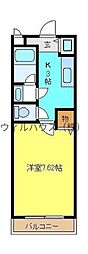 Ariavita 1Kの間取図画像