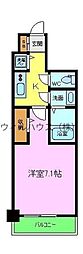S-RESIDENCE堺市駅前 1Kの間取図画像