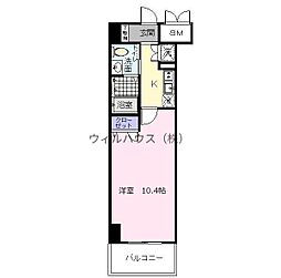 フェニックスレジデンス堺東 1Kの間取図画像