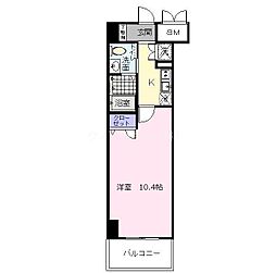 フェニックスレジデンス堺東 1Kの間取図画像