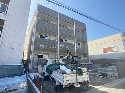 外観:建築中! 外観:建築中!