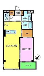 Ｎ．ＭＡＩＳＯＮ 1階1LDKの間取り