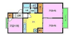 間取図画像 3DK
