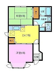 間取図画像 2DK