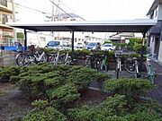 自転車置き場！
