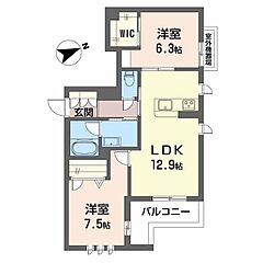 物件の間取り