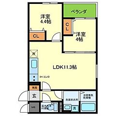 物件の間取り