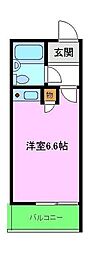 サンロード白鷺 ワンルームの間取図画像