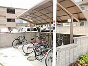 屋根付き駐輪場！
