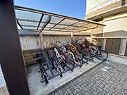自転車置き場！